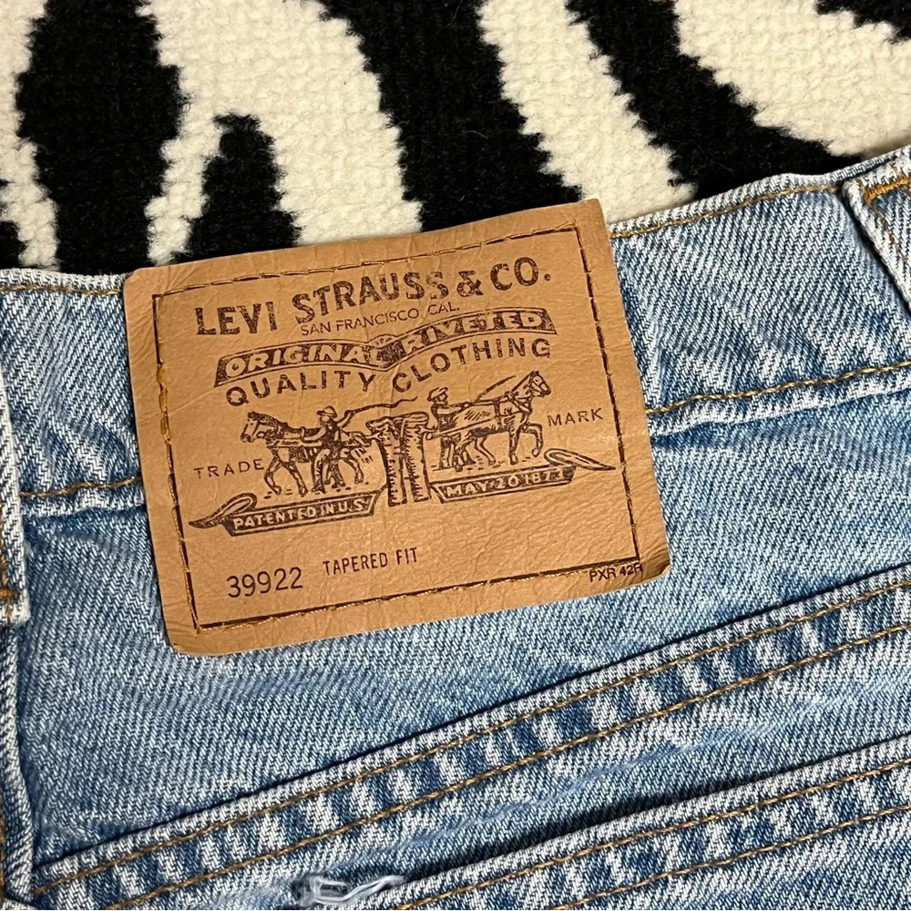 Vintage Levi's 922 Orange Tab Cut Off Jorts Jean Shorts Size 33/34